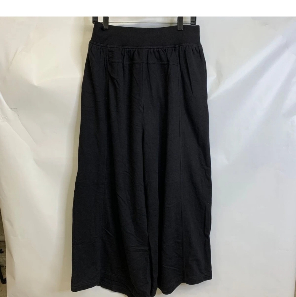 Antropology Black Wide-Leg Pants